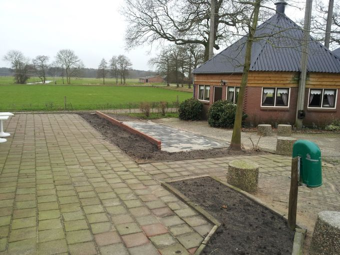 BBQ ruimte met terras